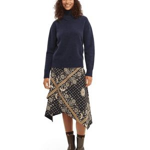 Scotch & Soda Double layer printed skirt